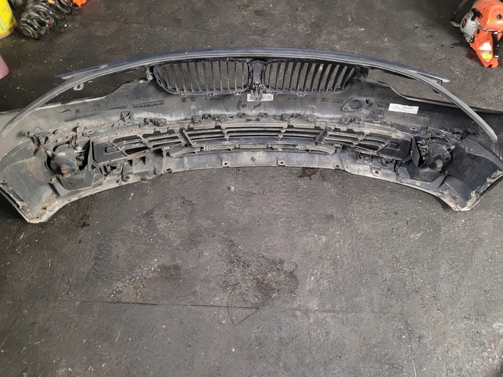 фото №12, Bmw f30 f31 бампер переднее люкс рестайлинг a89 imperialblau wstawki хром