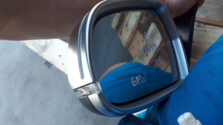 фото №12, S4 b8 зеркало левая левый перед хром 6pin eu