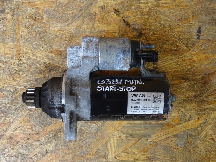 фото №1, Audi q3 8u 2.0 tdi механическая коробка передач стартер старт сплав 02m911024c