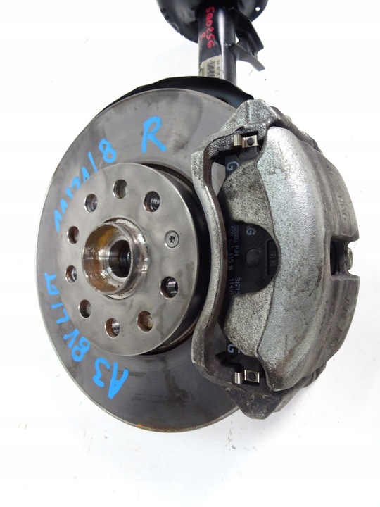 фото №16, Audi a3 8v рестайлинг амортизатор поворотный кулак правая перед 5q0256r 5q0413023eb