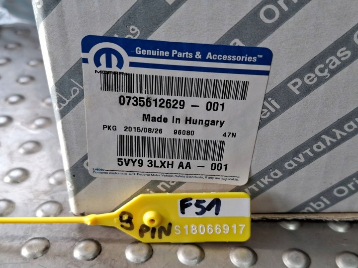 фото №7, Зеркало правое jeep renegade 14- 9 pin eu 735612629 5vy93lxhaa