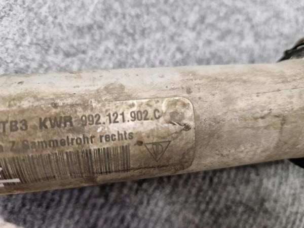 фото №8, Porsche carrera 911 992 992121034 992121507 труба води рідини охолоджуючої оригінальний номер