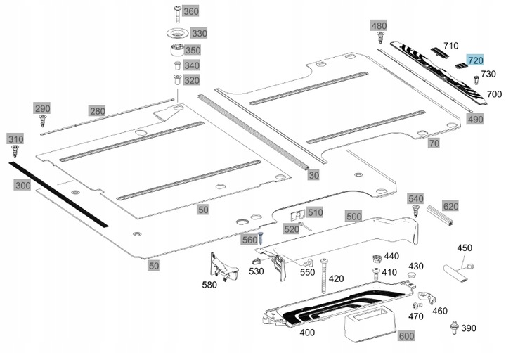 фото №2, Заглушка наружная планки пороговой mercedes sprinter w907