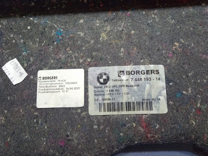 фото №5, Bmw 1 f40 оббивка багажника боковина лівий 7448193