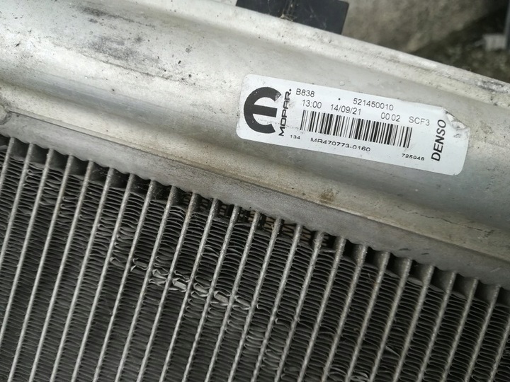 фото №3, Jeep compass ii 2 радиаторов воды + кондиционера оригинал