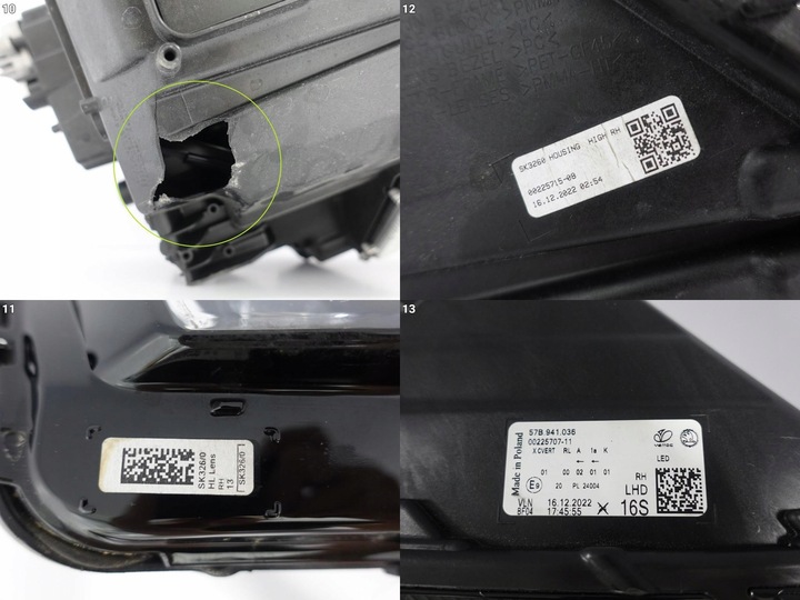 фото №11, Skoda karoq 57b рестайлінг 22- лампа повний led crystal lighting права eu