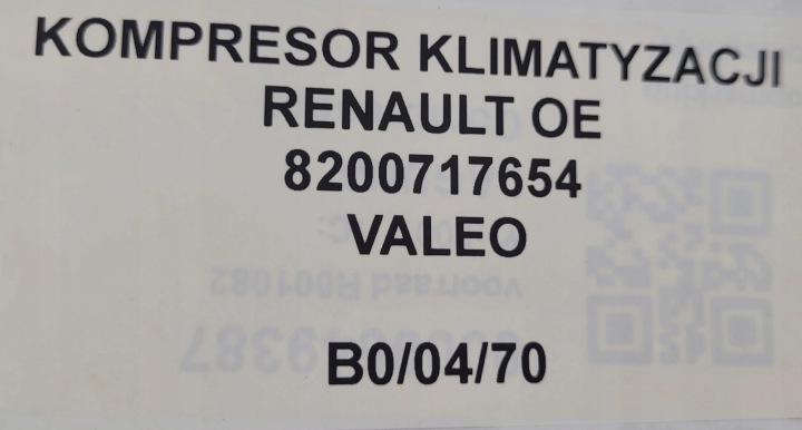 фото №8, Компрессор кондиционера renault oem номер 8200717654