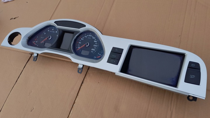 фото №8, Спидометр цветной acc приборы европа audi a6 c6 рестайлинг бензин - 4f0920932r