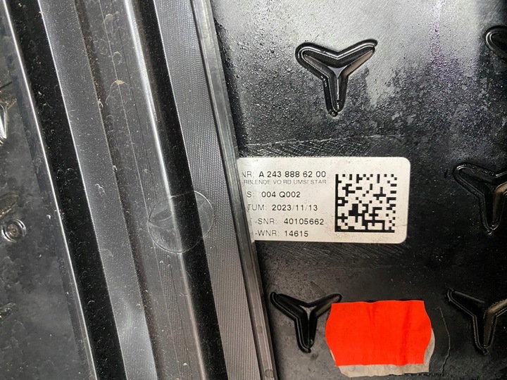 фото №9, Решётка радиатора решётка mercedes eqa w243 рестайлинг камера радар