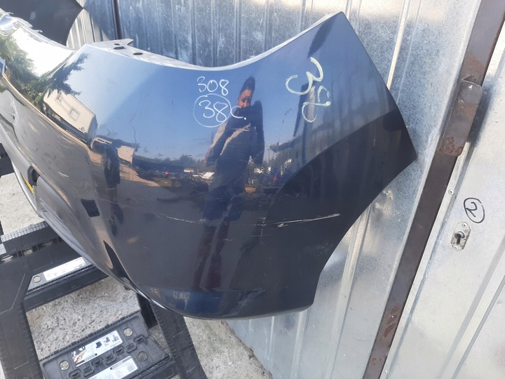 фото №11, Бампер задній peugeot 308 t7 рестайлінг роки 2011-2013 колір kgnc