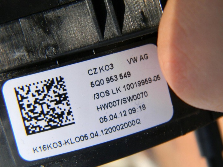 фото №9, Ap перемикач комбінований підкермові важелі 5q0953507bm 5q0953549 5q0953513aj golf vii