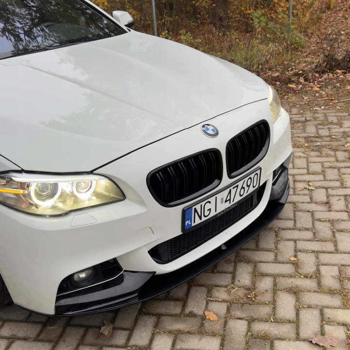 фото №13, Накладка бампера спліттер bmw f10 f11 чорний блиск m3 передньої m набір