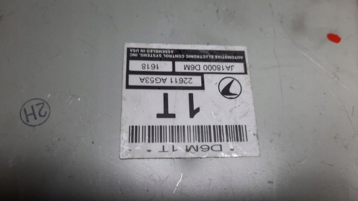 фото №6, Компютер двигуна subaru legacy 02r 2.5b 22611ag53a
