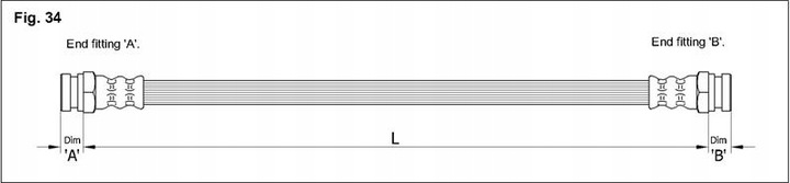 фото №1, Starline шланг тормозной elast s ha da.1209 szt