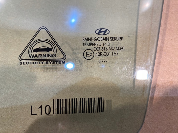 фото №8, Hyundai i30 iii hb 2022 стекло дверь левый перед передняя левая