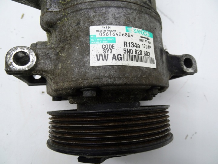 фото №9, Компрессор кондиционера skoda vw seat audi 5n0820803