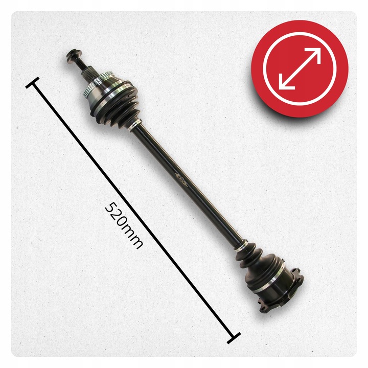 фото №4, Піввісь ліва audi a6 c5 4b 1.8 t 2.0 механічна коробка передач нова