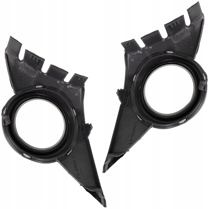 фото №6, X2 решётка рамка заглушка решётка галоген хром l+p peugeot 207 sport rc sw