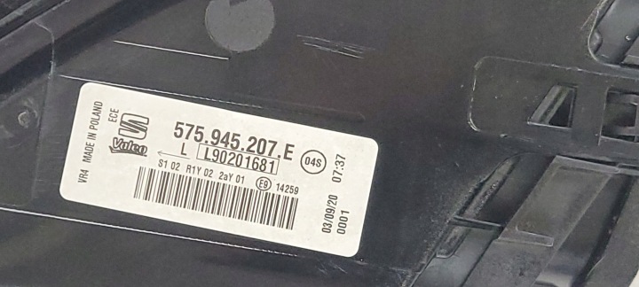фото №6, Фара левая зад задняя seat ateca 2016-2020 led 575945207e