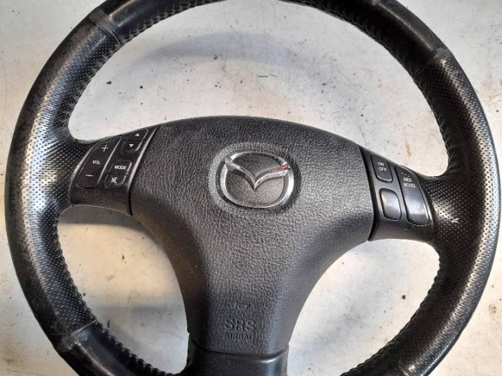 фото №6, Руль кожа мультифункция подушка mazda 6