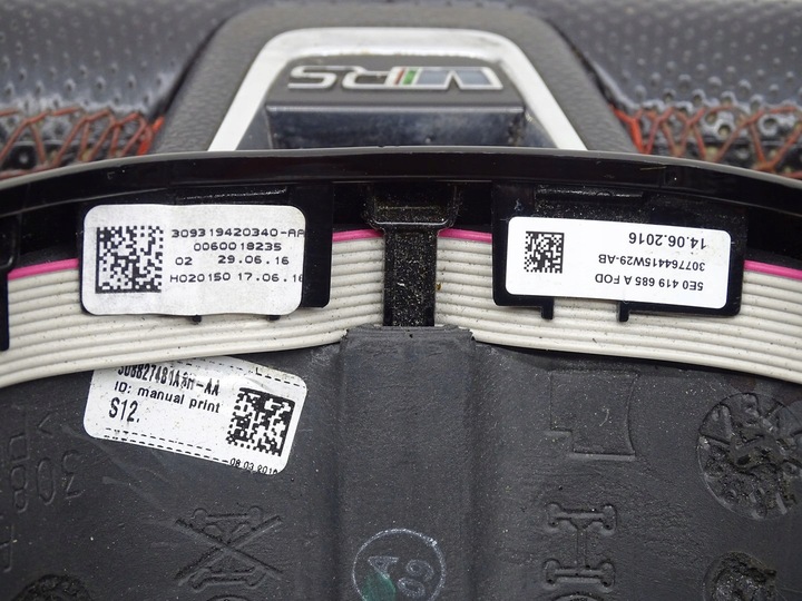 фото №12, Руль срезанная стёганая кожа мульти skoda octavia iii rs vrs 5e0419091bb