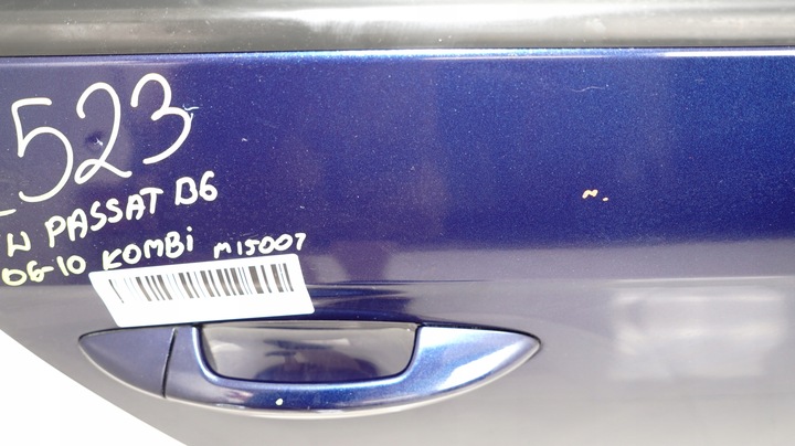 фото №6, Дверь правый зад vw passat b6 05-10r универсал ld5q
