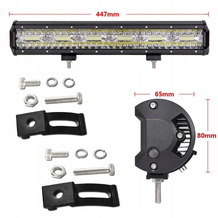 фото №4, Лампа робоча led галоген 360w панель 12v фара