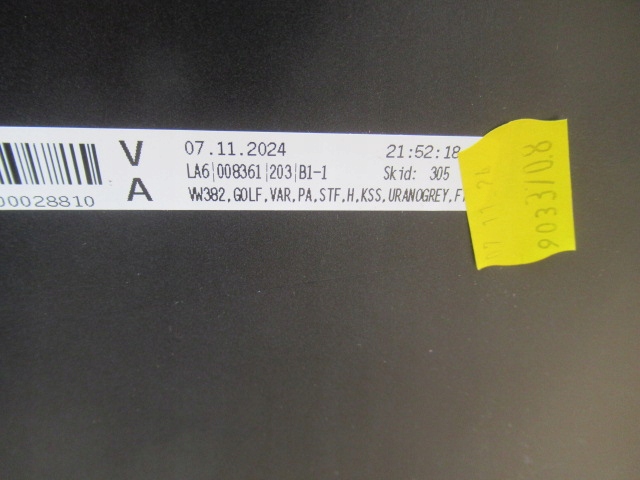 фото №6, Бампер зад задній pdc vw golf 8 viii рестайлінг універсал r-line w колір li7f