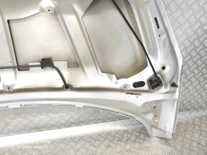 фото №12, Капот крышка двигателя серебряная peugeot 308 i t7 рестайлинг 2011-2013 код ezr