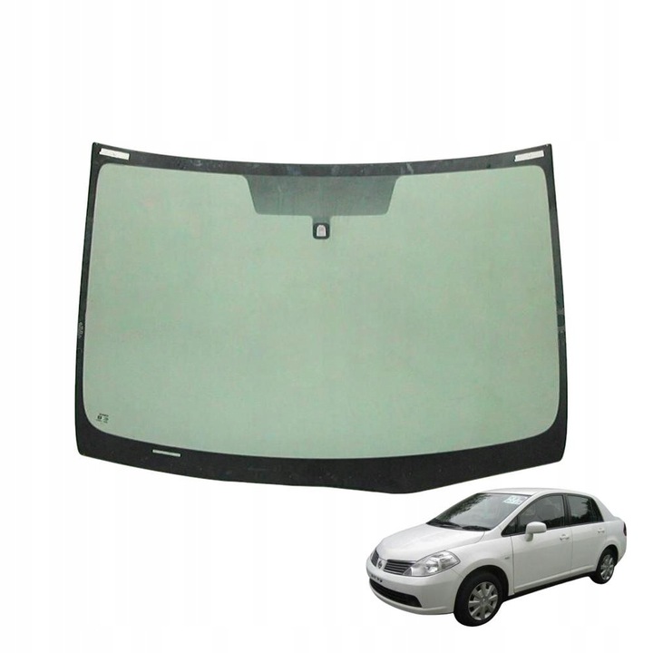 фото №1, Стекло лобовое nissan tiida 2005-12 оригинальный номер 72700-el000, 72700el000