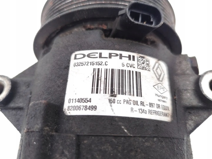 фото №7, Renault megane компрессор / компрессор кондиционера a/c 1.9 dci дизель 2007