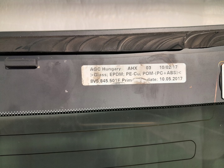 фото №6, Audi s3 8v рестайлинг стекло зад тонированная - 8v5845501f 16r 2016