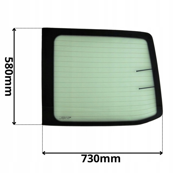 фото №1, Стекло зад правая задняя w дверь vw transporter t5 fv 0237