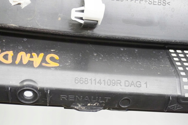 фото №4, Панель під лобовим склом dacia sandero iii 1.0tce 668114109r