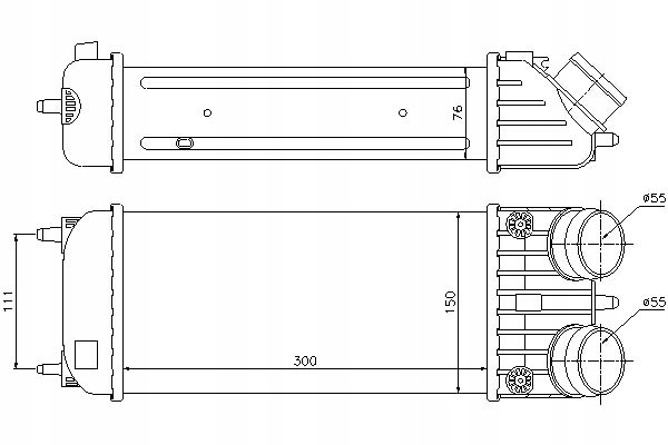 фото №13, Радиаторов интеркулер nissens 96593