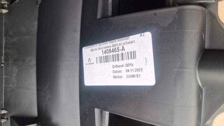 фото №5, Защита зад туннеля mercedes w243 eqa h243 решётки бардачок пепельница usb