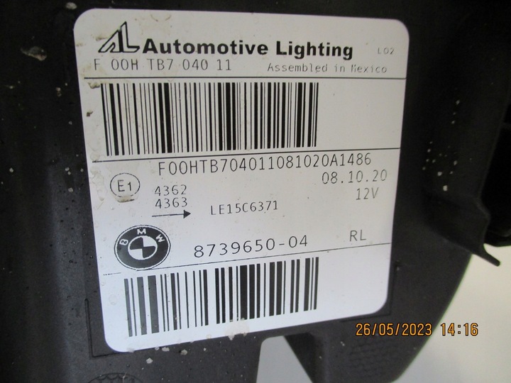 фото №9, Лампа повний led bmw x3 x4 g01 g02 8739650 права