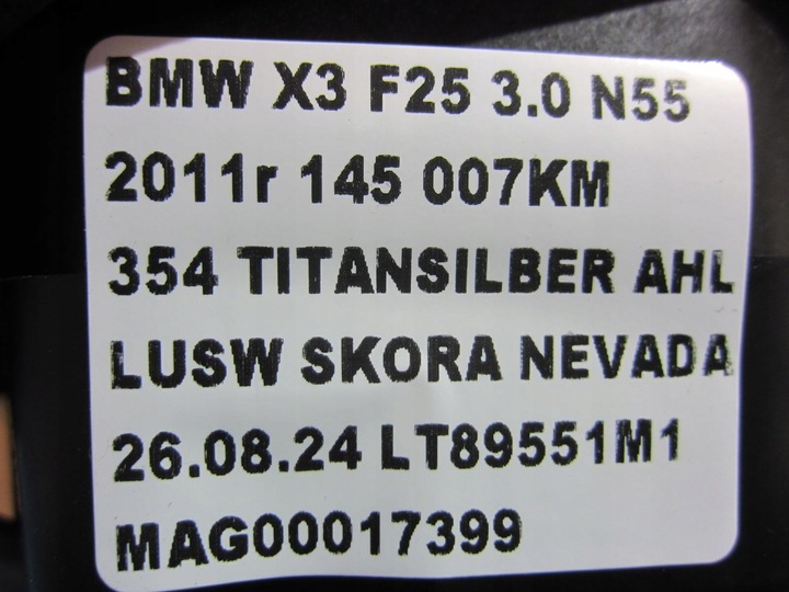 фото №10, Bmw x3 f25 x4 f26 f15 подушка водія подушка безпеки 6799612 usa 32306888438