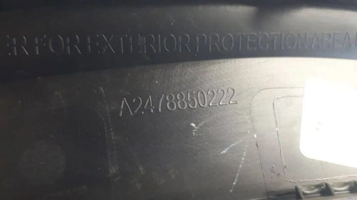 фото №5, Mercedes glb 2019-2023 планка крила ліва зад