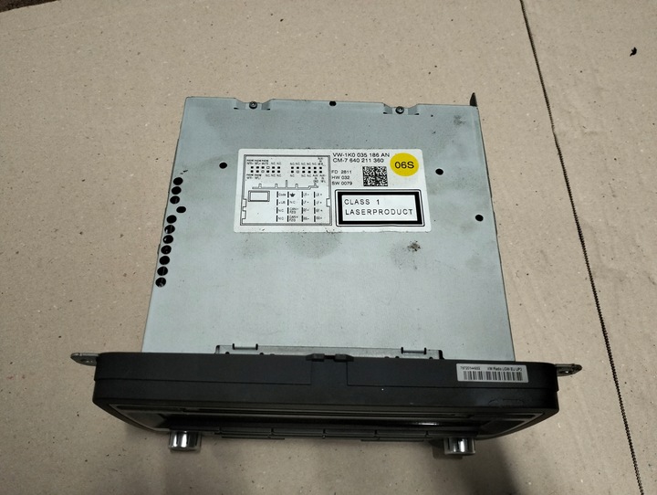 фото №8, Радіо volkswagen jetta vi 1k0035186an