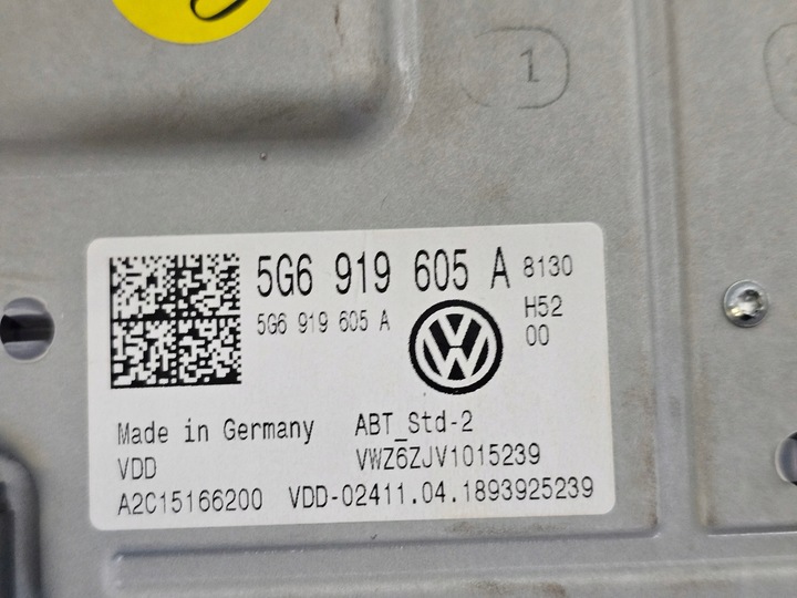 фото №8, Екран дисплей навігація навігація vw troc t-roc golf vii 5g6919605a