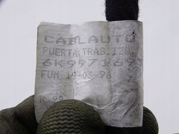 фото №5, Vw caddy ii seat inca 96-04 джгут двері лівий зад