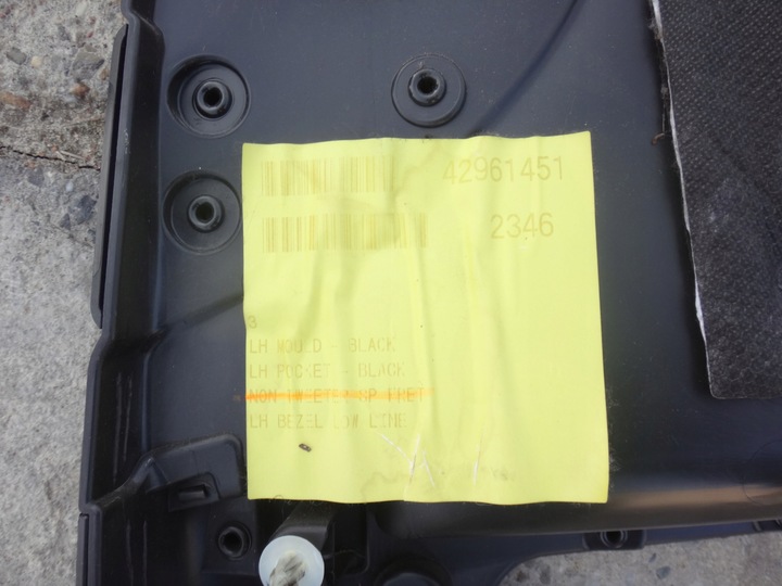 фото №4, Боковина обивка левый зад mini cooper r56