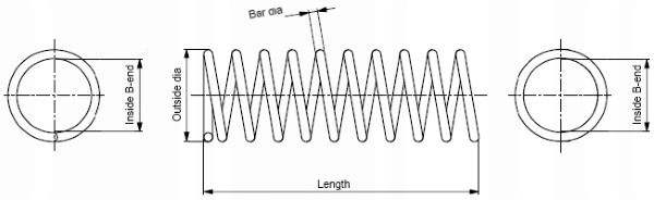 фото №1, Monroe пружина підвішування sp0169