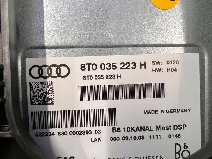 фото №10, Audi a5 8t озвучивание bang & olufsen купе