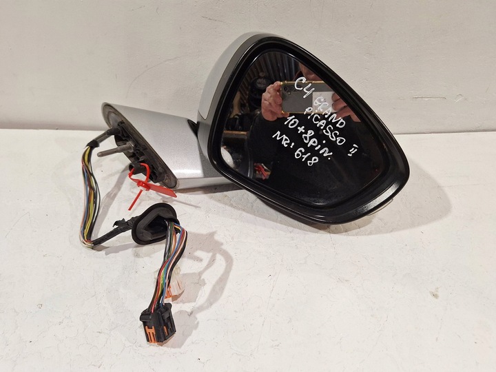 фото №1, Зеркало внешние правые 18 pin citroen c4 picasso ii 13-