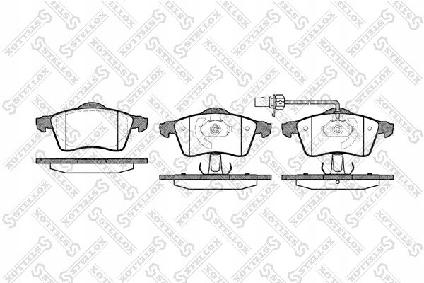 КОЛОДКИ ТОРМОЗНЫЕ VW TRANSPORTER T4 97-03 ПЕРЕД