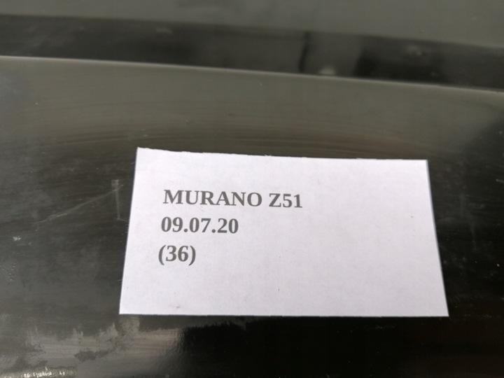 фото №5, Nissan murano z51 3.5 панель під лобовим склом металевий