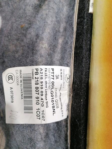 фото №10, Mercedes cls w218 left seat a2189100546 1c07 designo porcelain