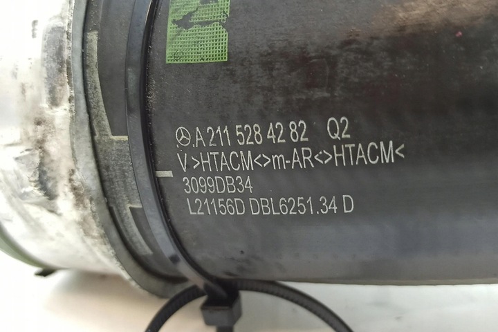 фото №7, Труба інтеркулер mercedes-benz e w211 a2115284282 2.2l дизель 165kw 2007